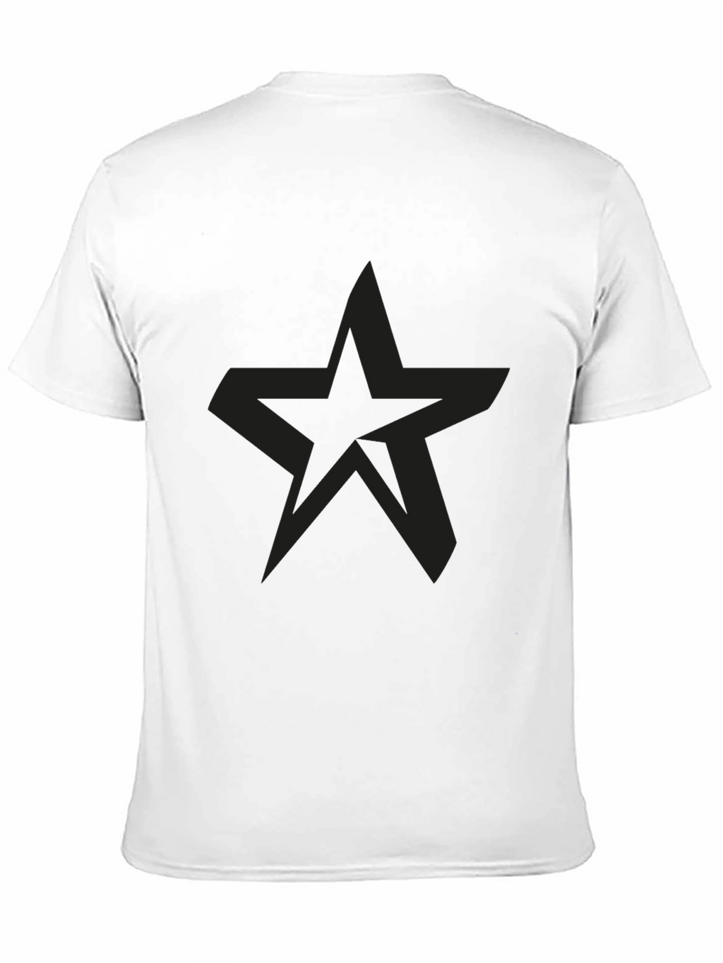 Black Star Graphic Mens T-Shirt