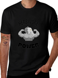 Herbivore Power T-Shirt - Elephant Gym