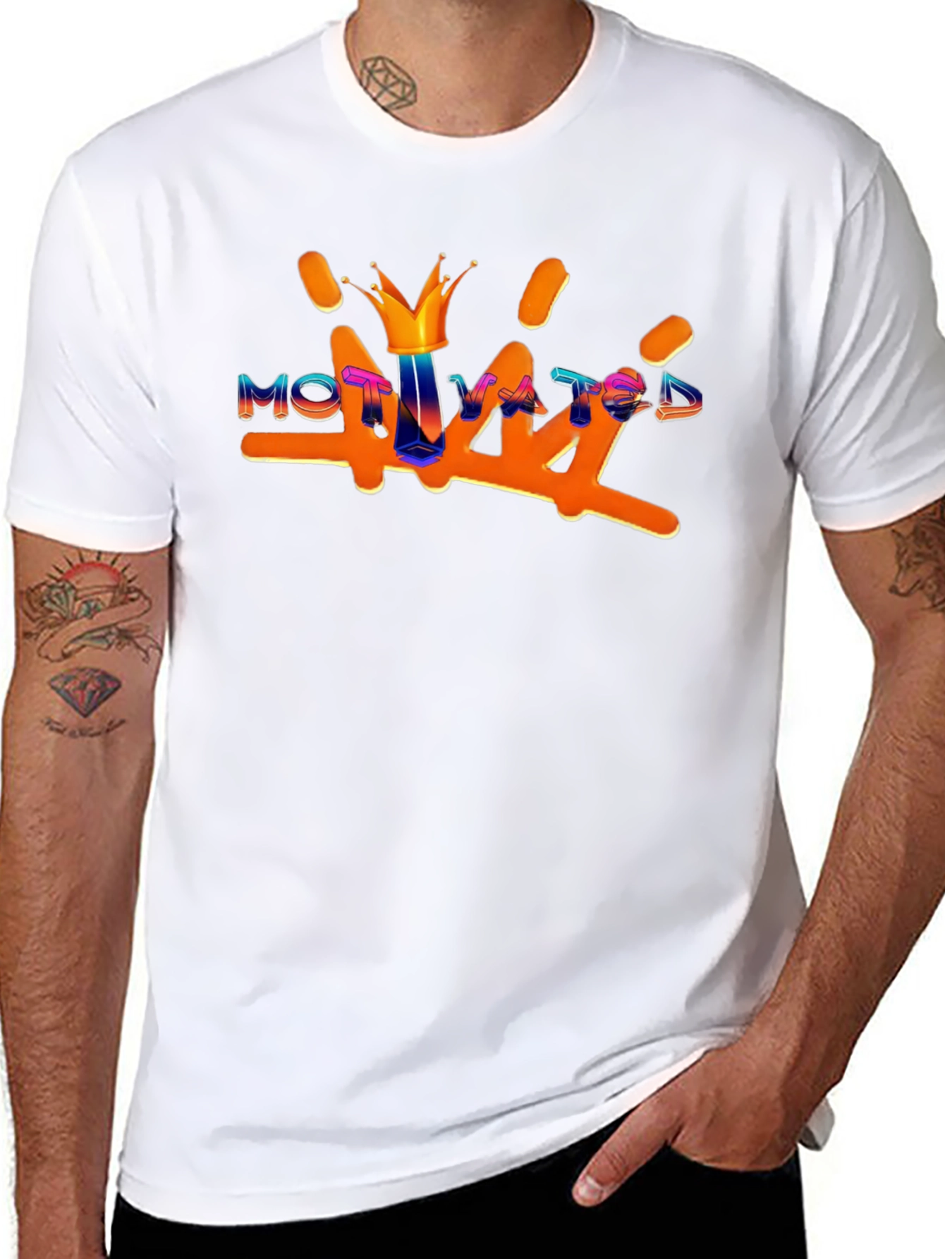 Motivated Graphic Tee - Stylish & Comfortable Mens T-Shirt
