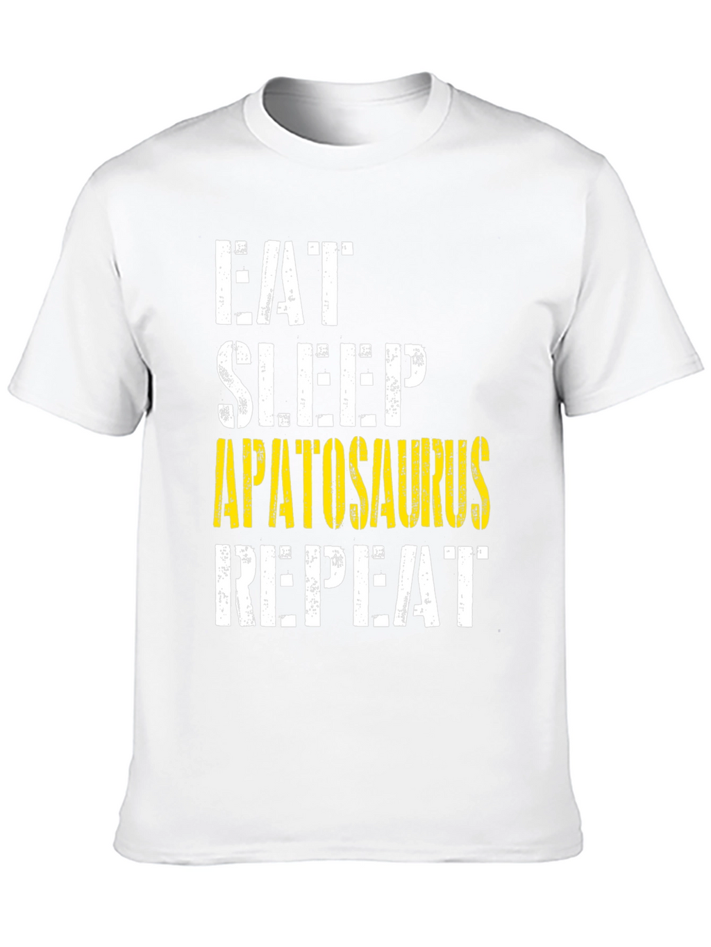 Eat Sleep Apatosaurus Repeat Graphic Tee
