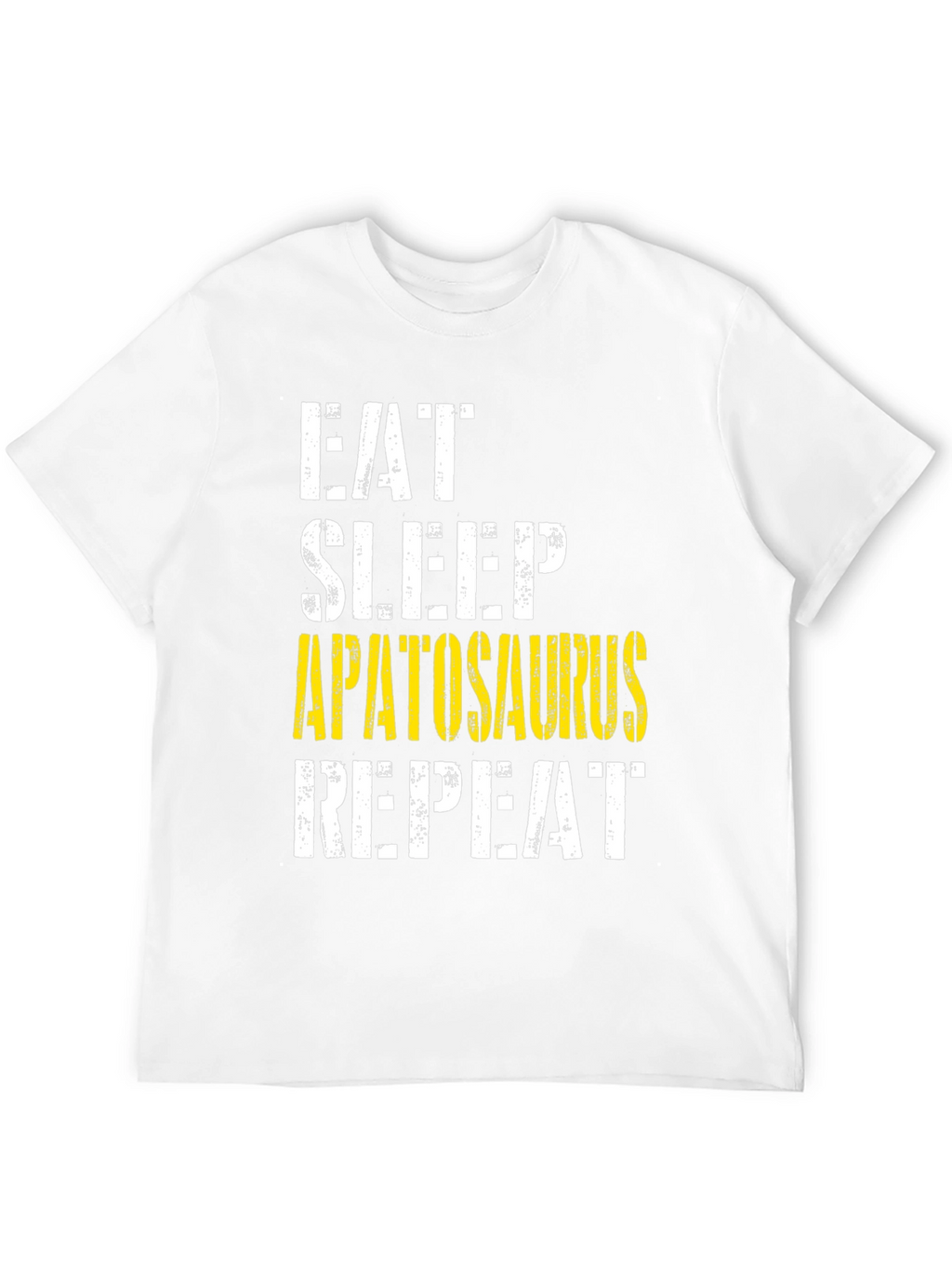 Eat Sleep Apatosaurus Repeat Graphic Tee