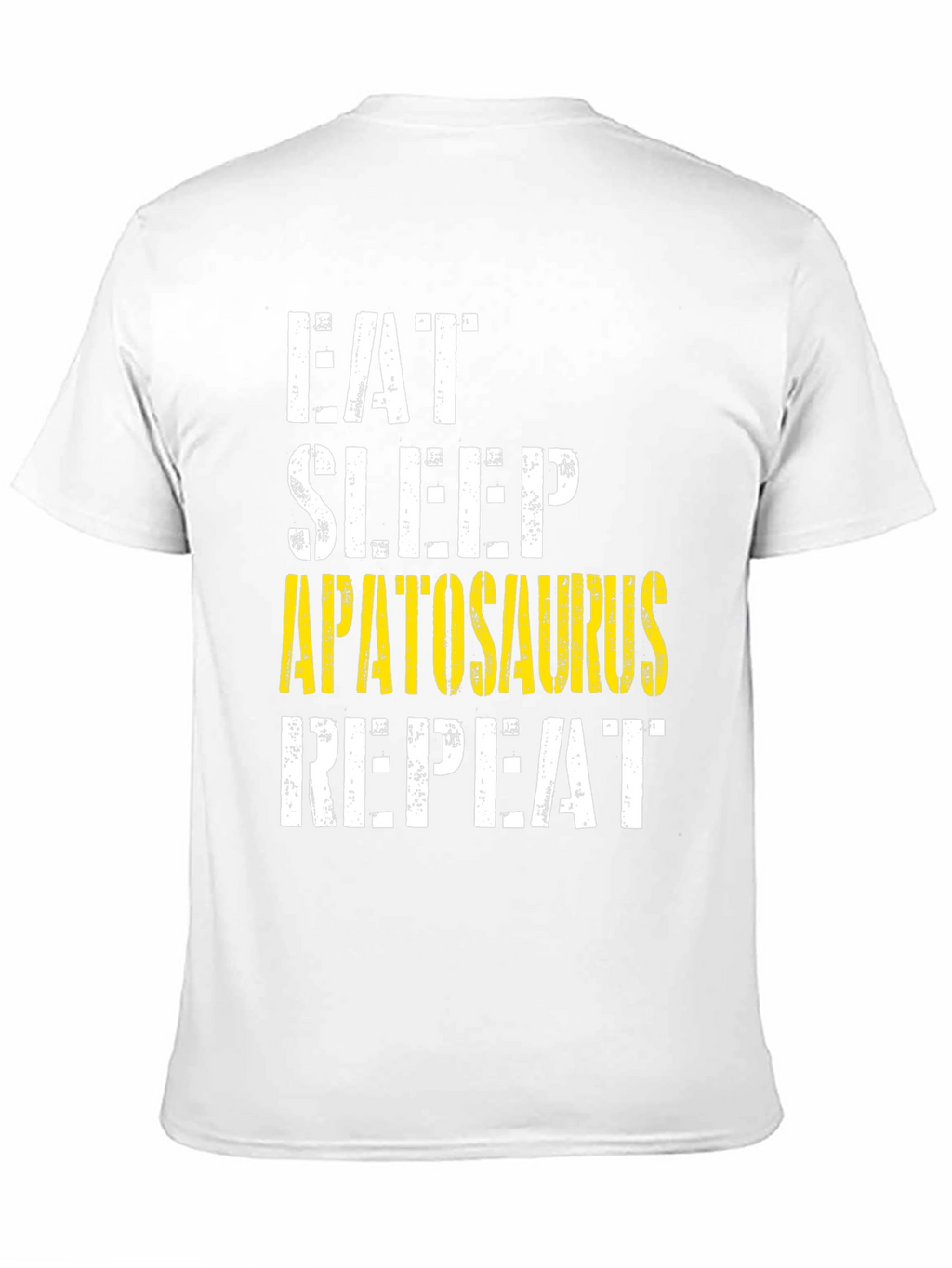 Eat Sleep Apatosaurus Repeat Graphic Tee