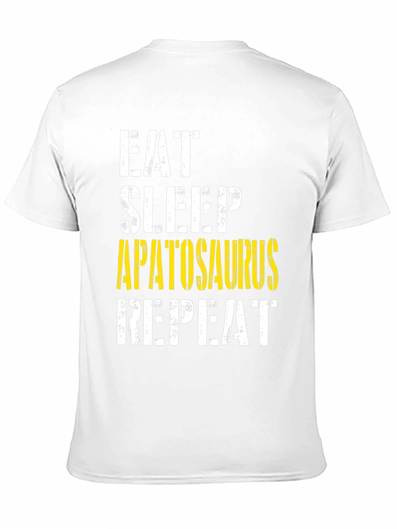 Eat Sleep Apatosaurus Repeat Graphic Tee