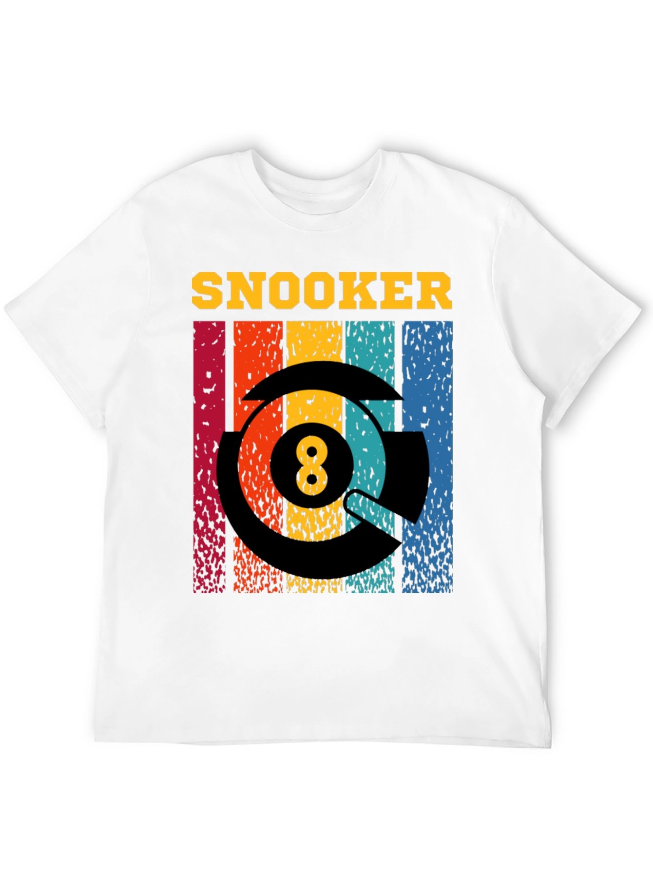 Snooker 8 Ball Retro Style Graphic Tee