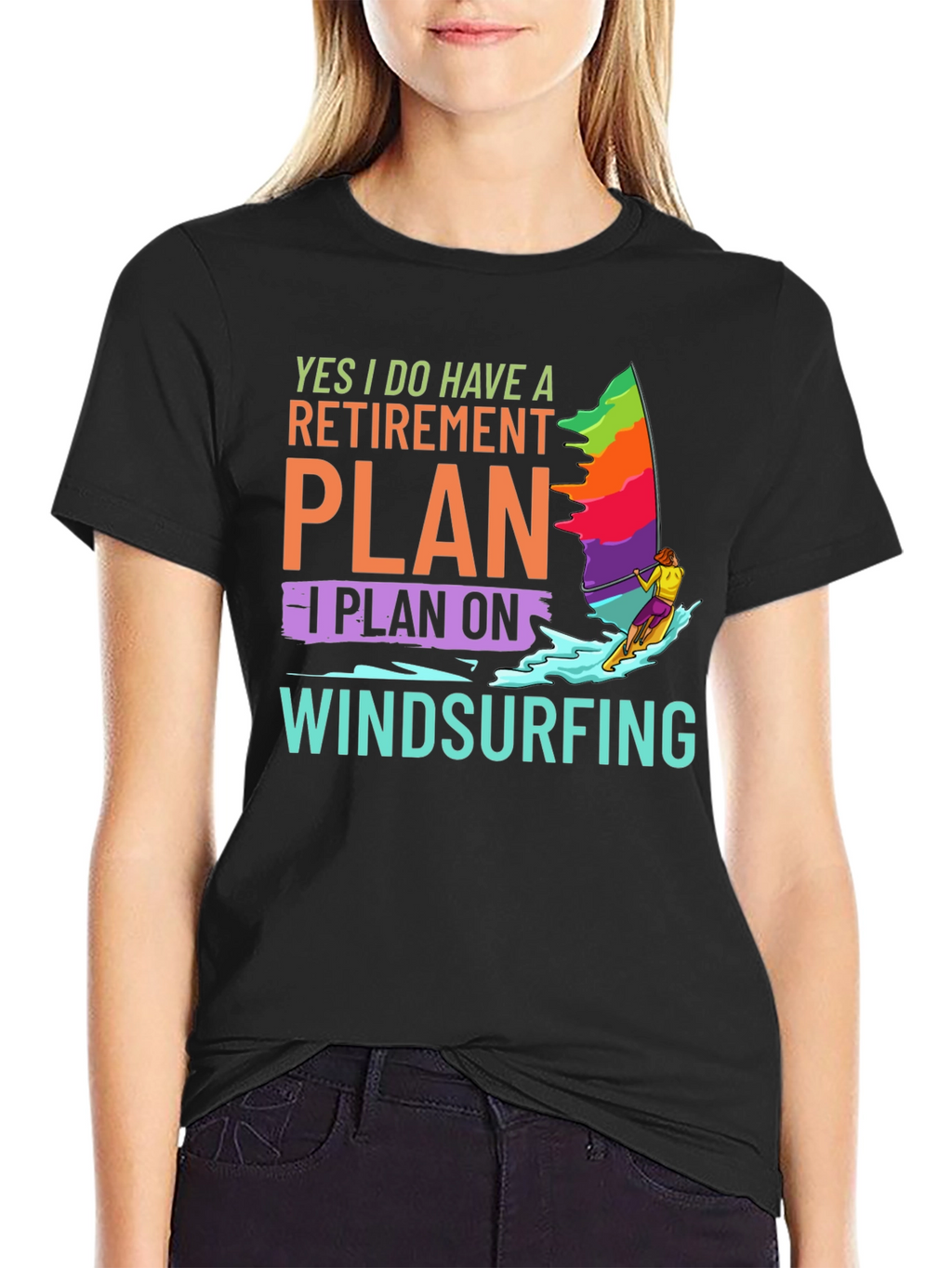 Windsurfing Retirement Plan T-Shirt