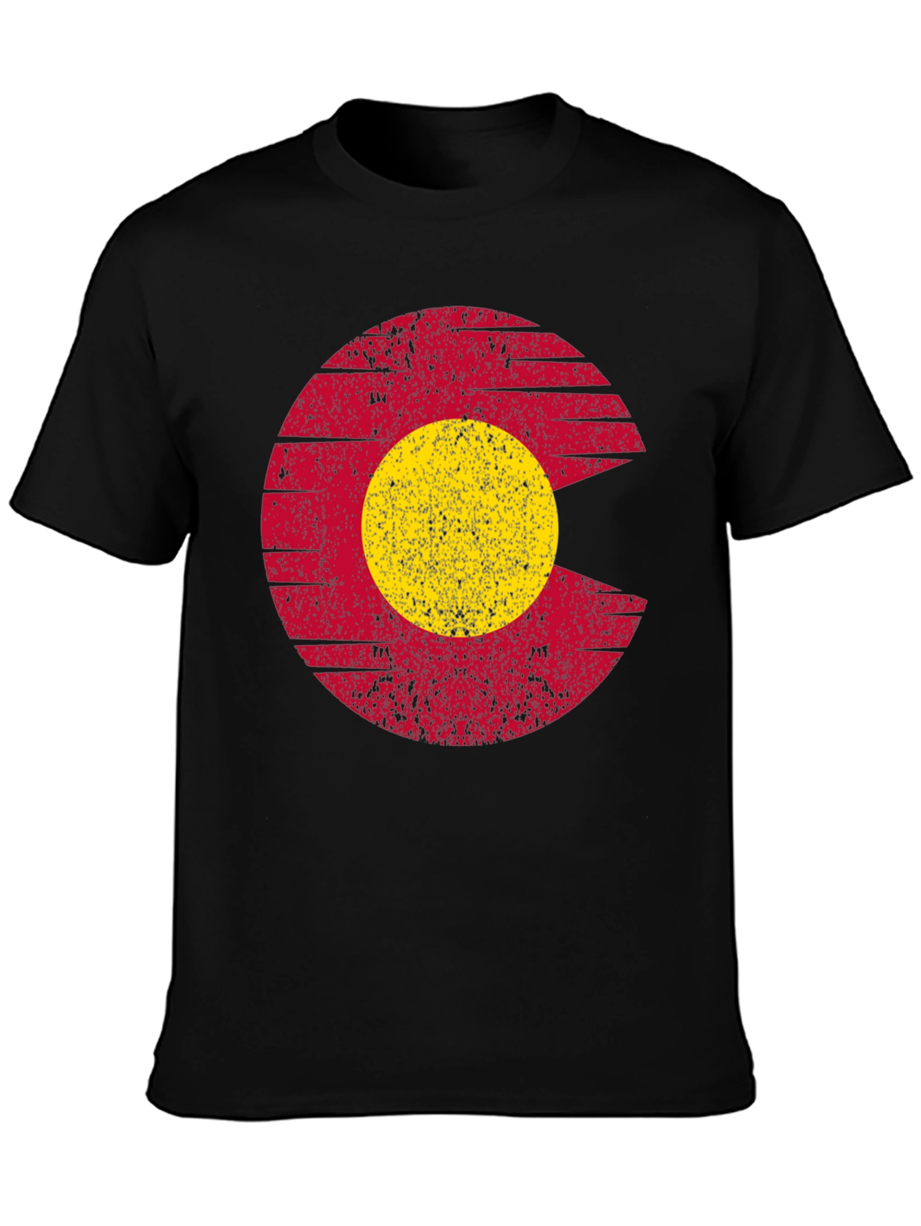 Colorado Flag T-Shirt - Distressed Graphic Tee