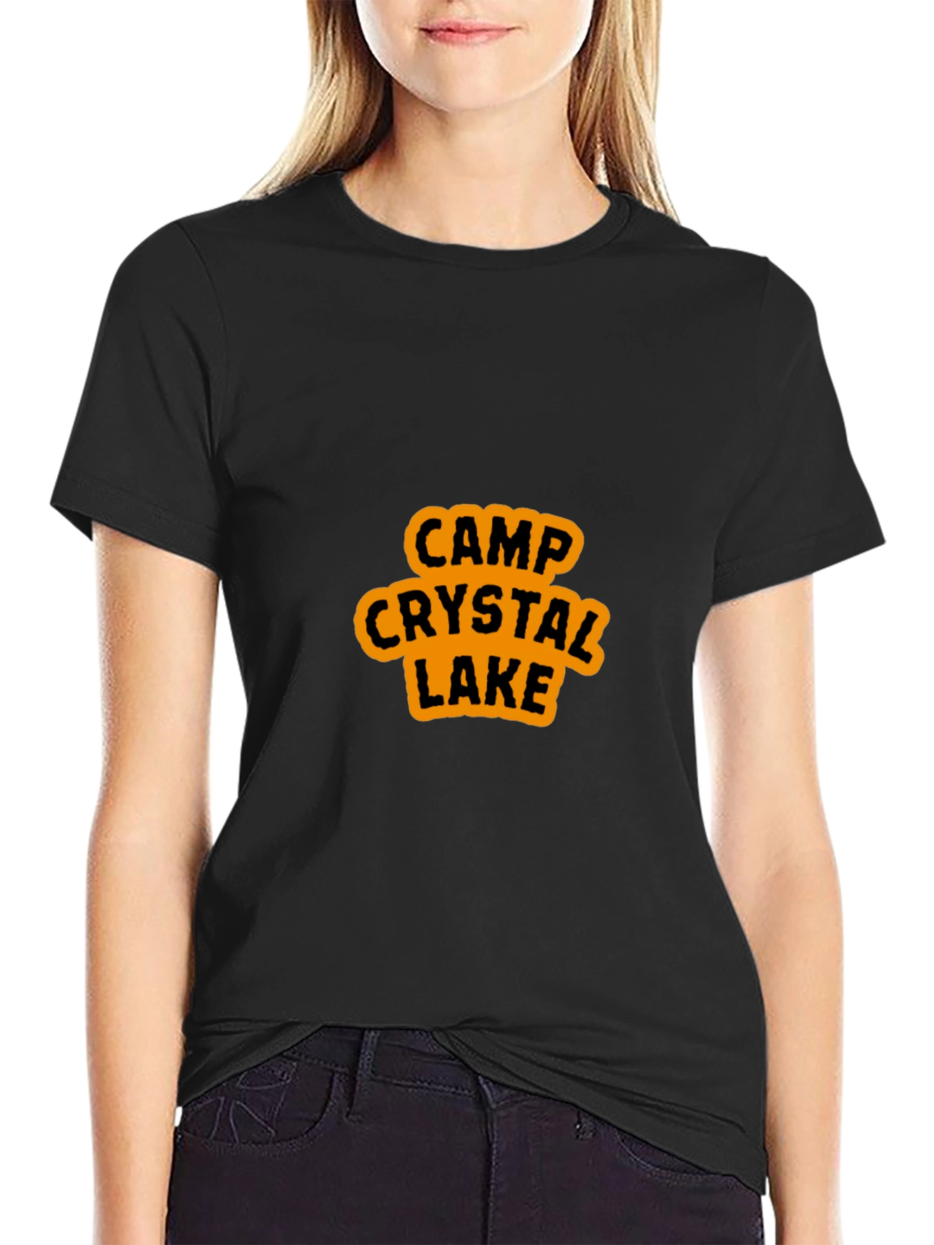 Camp Crystal Lake T-Shirt - Classic Horror Film Tee