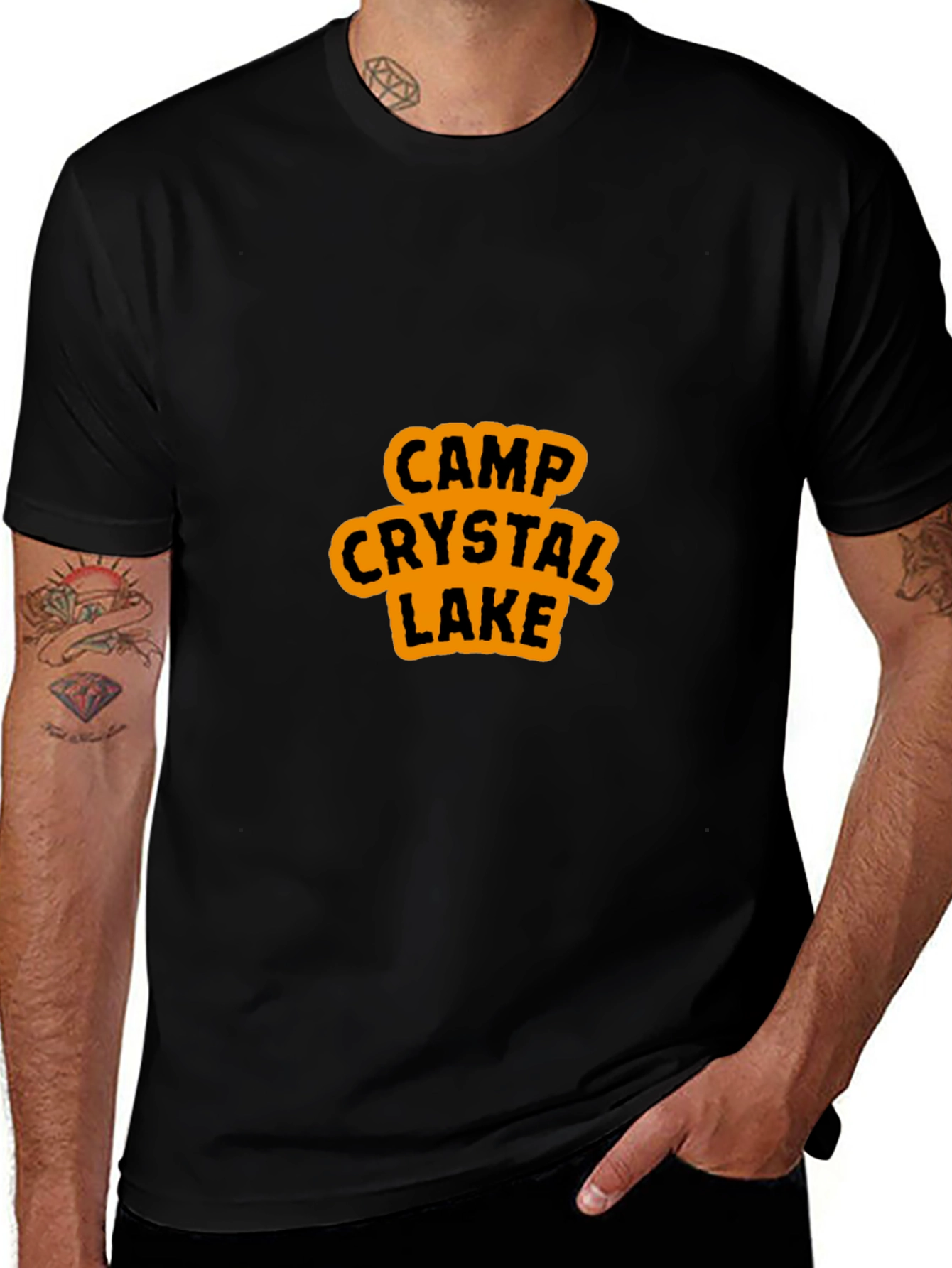 Camp Crystal Lake T-Shirt - Classic Horror Film Tee