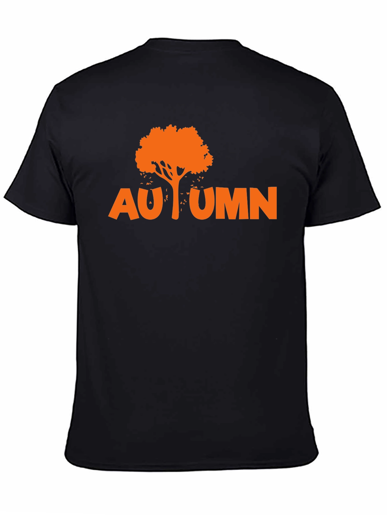 Autumn Tree Graphic Tee - Black