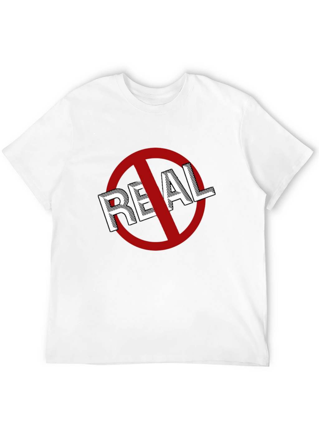 Anti-Real T-Shirt: Bold Graphic Tee for Statement Style