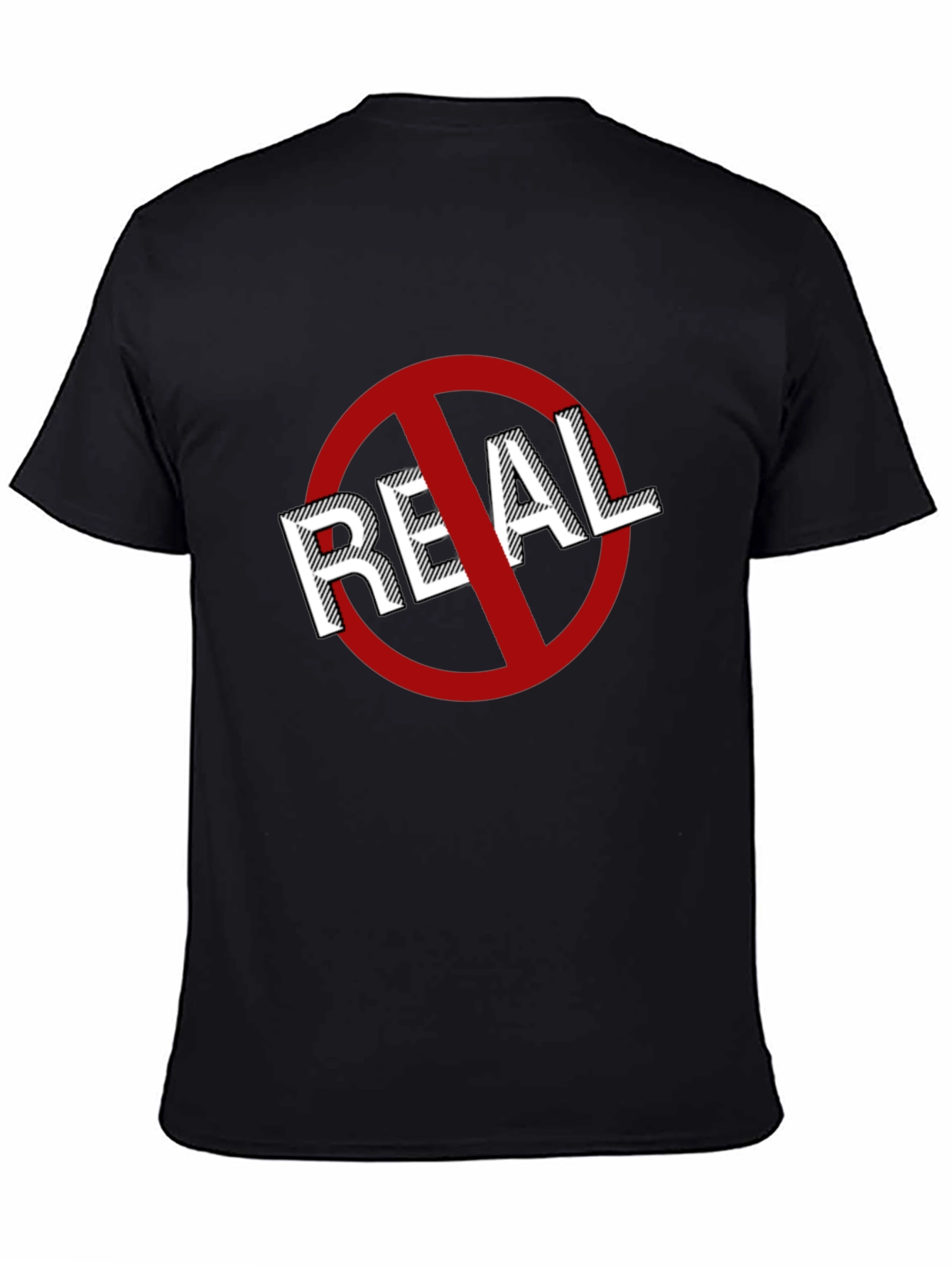 Anti-Real T-Shirt: Bold Graphic Tee for Statement Style