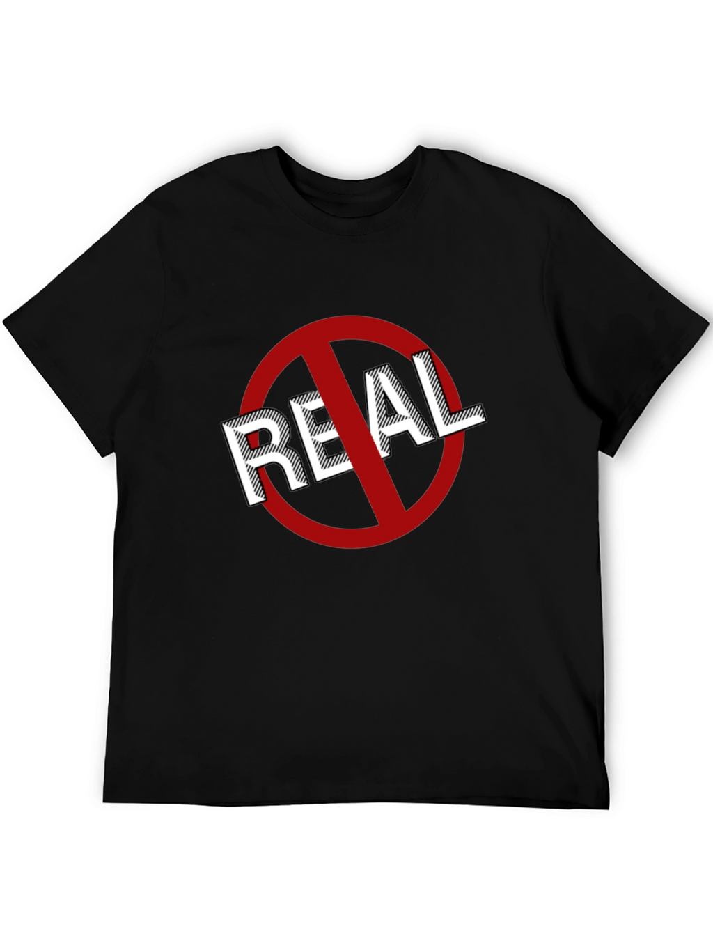 Anti-Real T-Shirt: Bold Graphic Tee for Statement Style