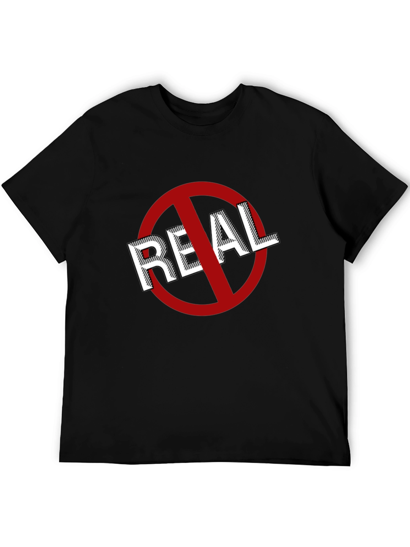 Anti-Real T-Shirt: Bold Graphic Tee for Statement Style
