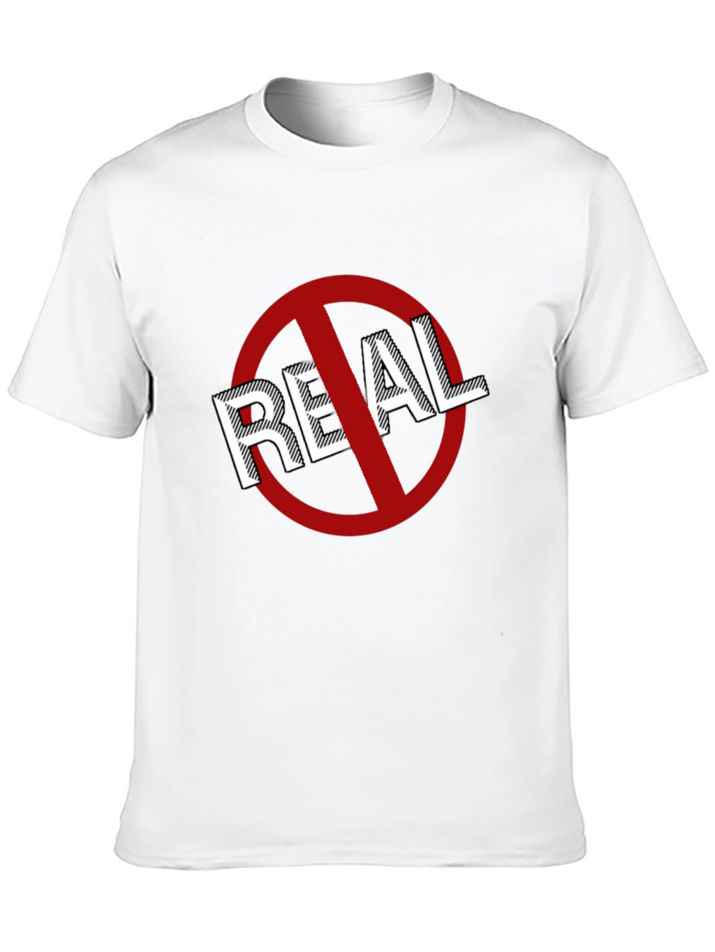Anti-Real T-Shirt: Bold Graphic Tee for Statement Style