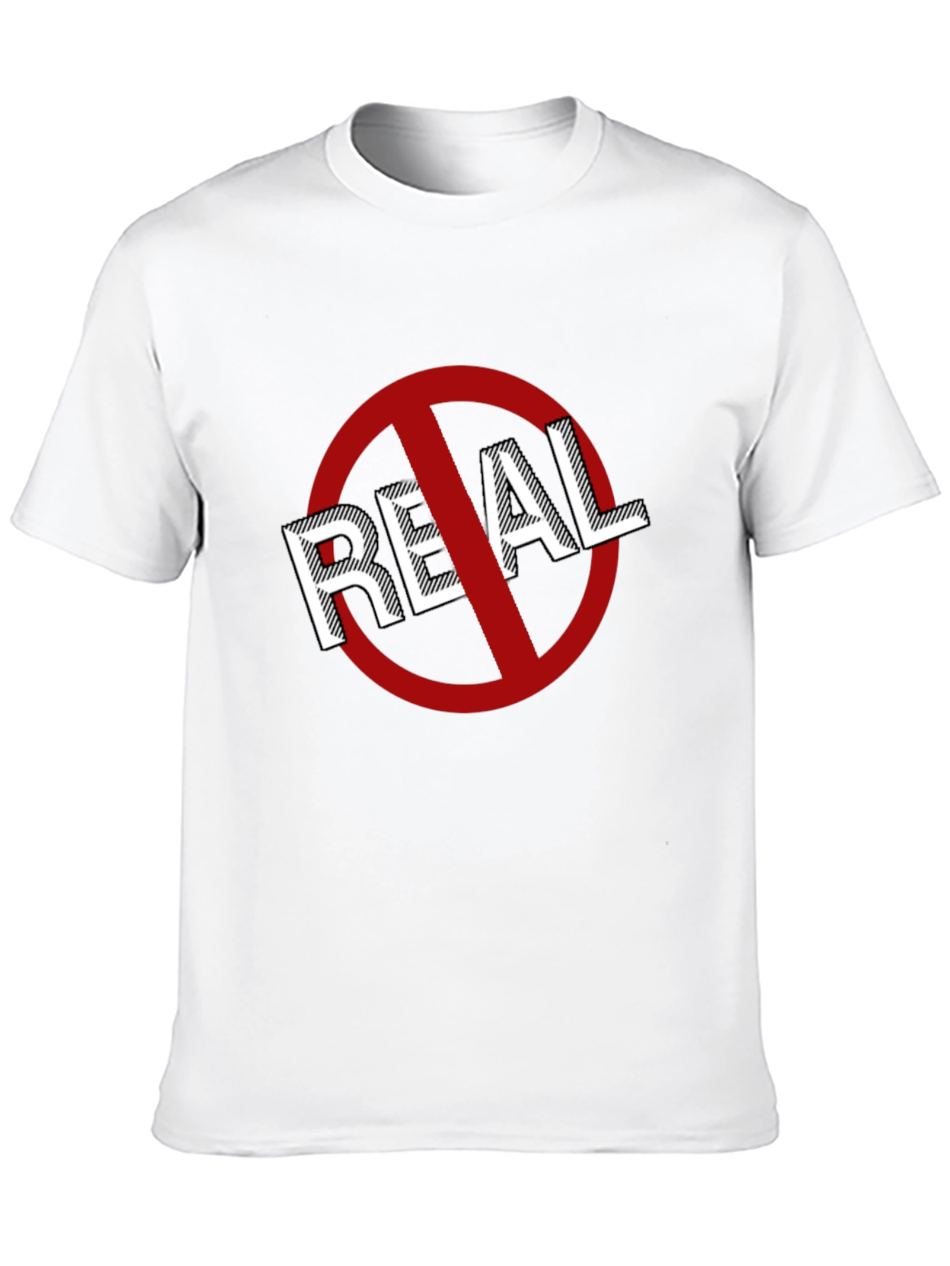 Anti-Real T-Shirt: Bold Graphic Tee for Statement Style