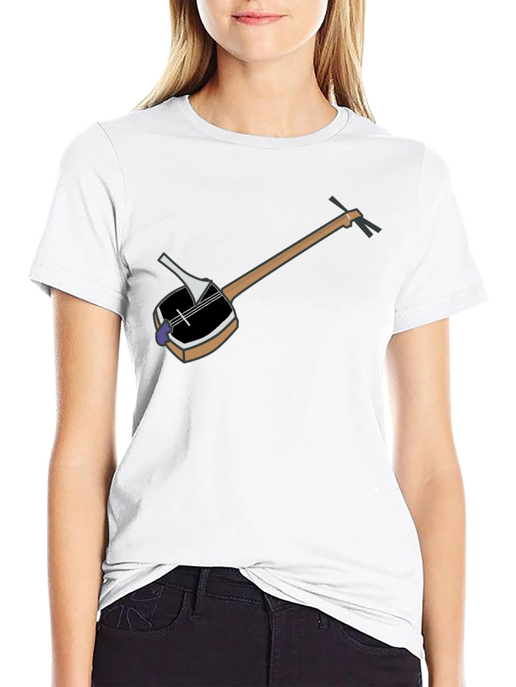 Shamisen T-Shirt - Japanese Instrument Tee