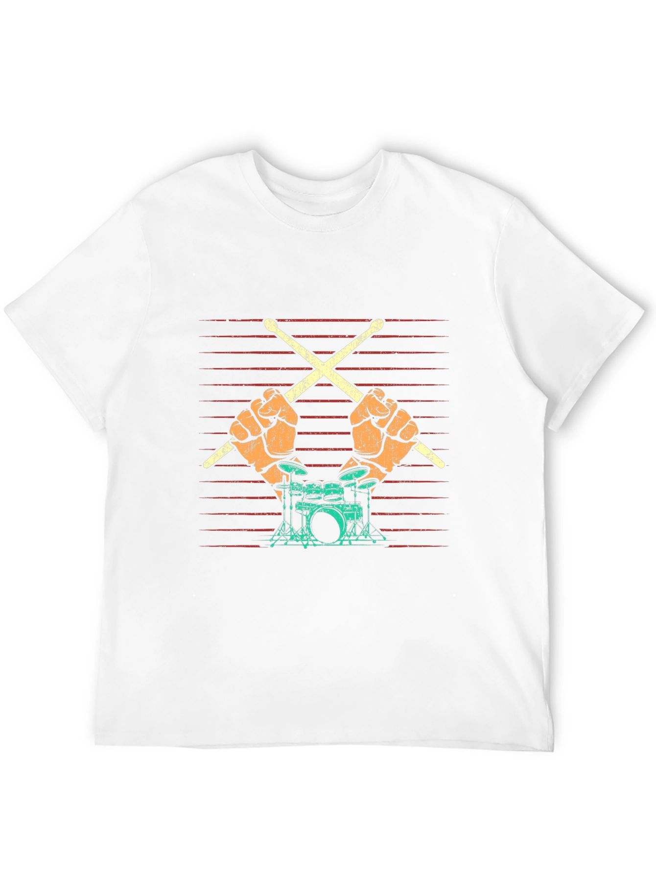 Drummer T-Shirt: Rock and Roll Band Tee