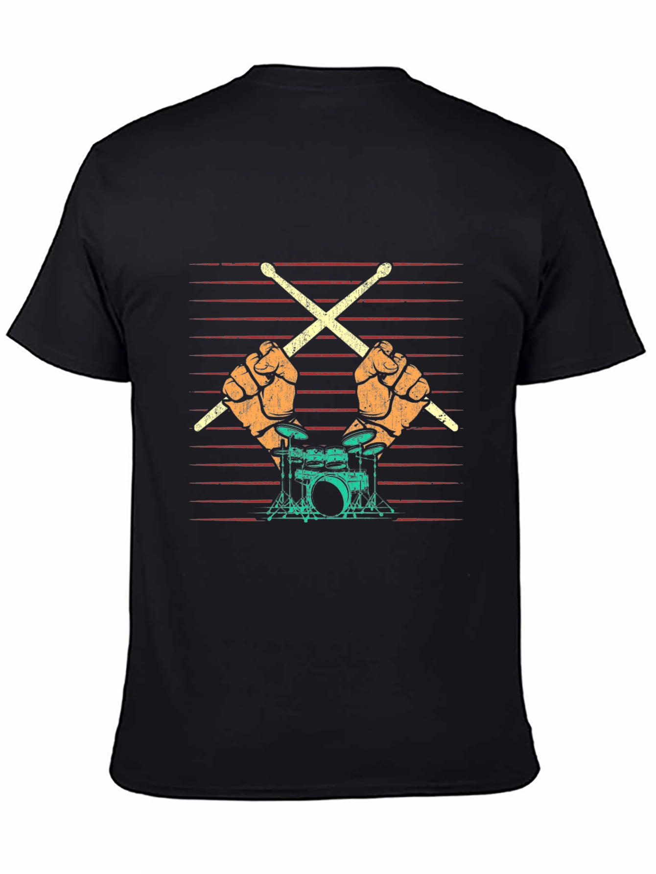 Drummer T-Shirt: Rock and Roll Band Tee