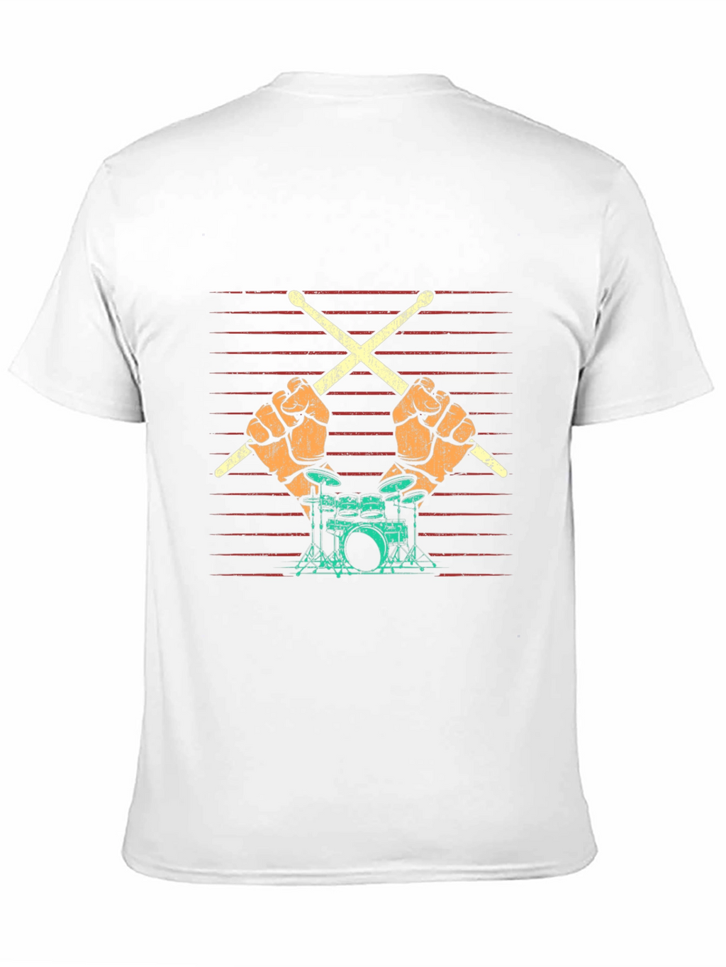 Drummer T-Shirt: Rock and Roll Band Tee