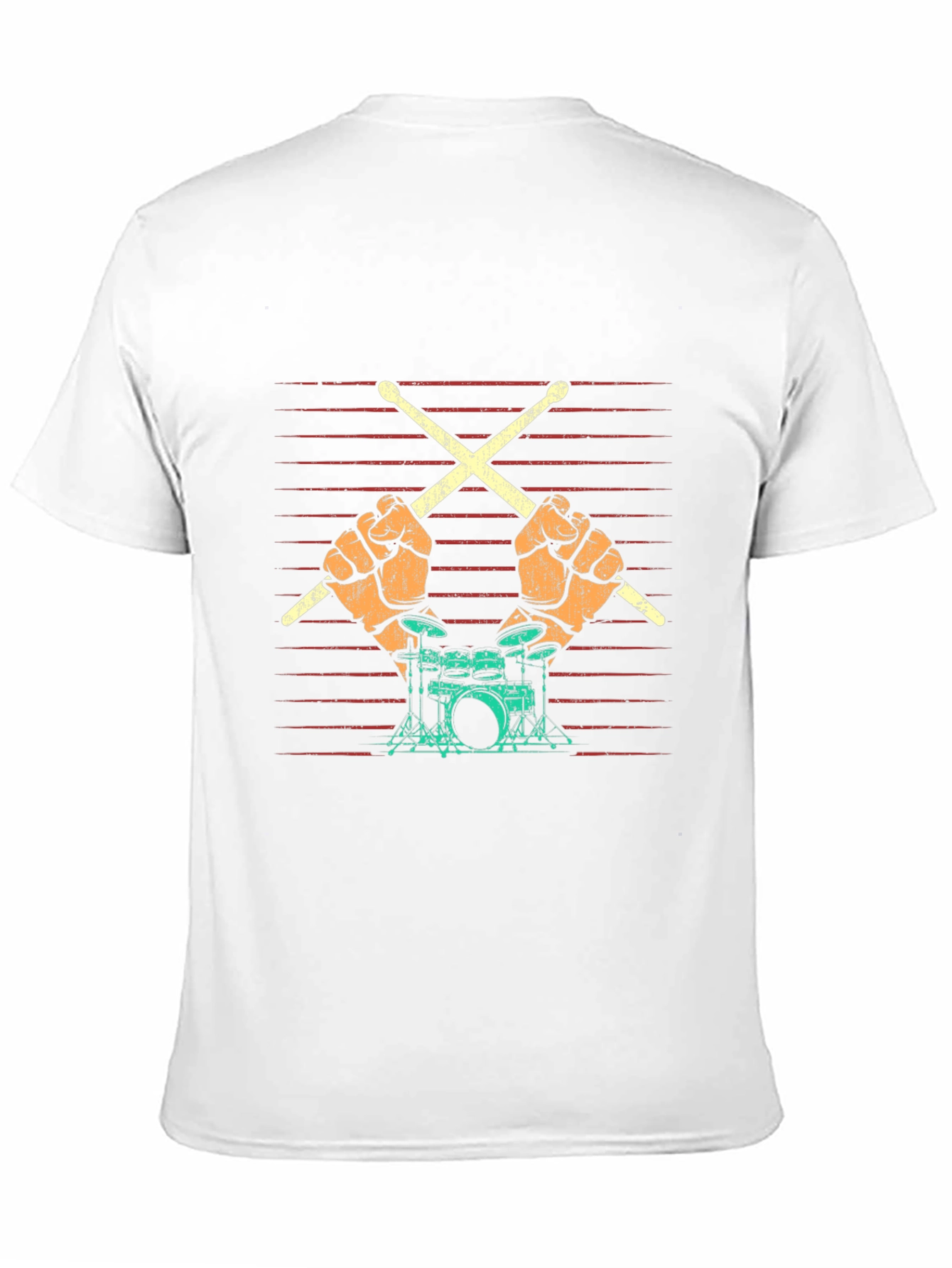 Drummer T-Shirt: Rock and Roll Band Tee