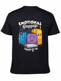 Emotional Baggage T-Shirt Funny Cartoon Suitcases