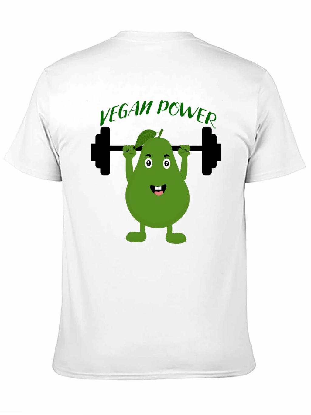 Vegan Power T-Shirt Avocado Gym Tee
