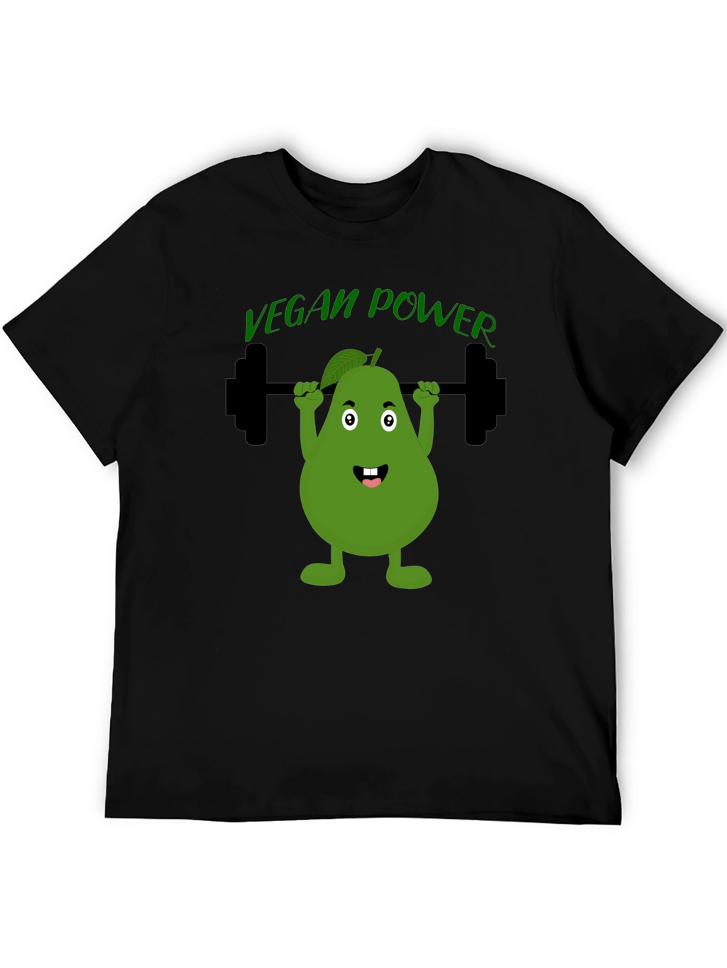 Vegan Power T-Shirt Avocado Gym Tee