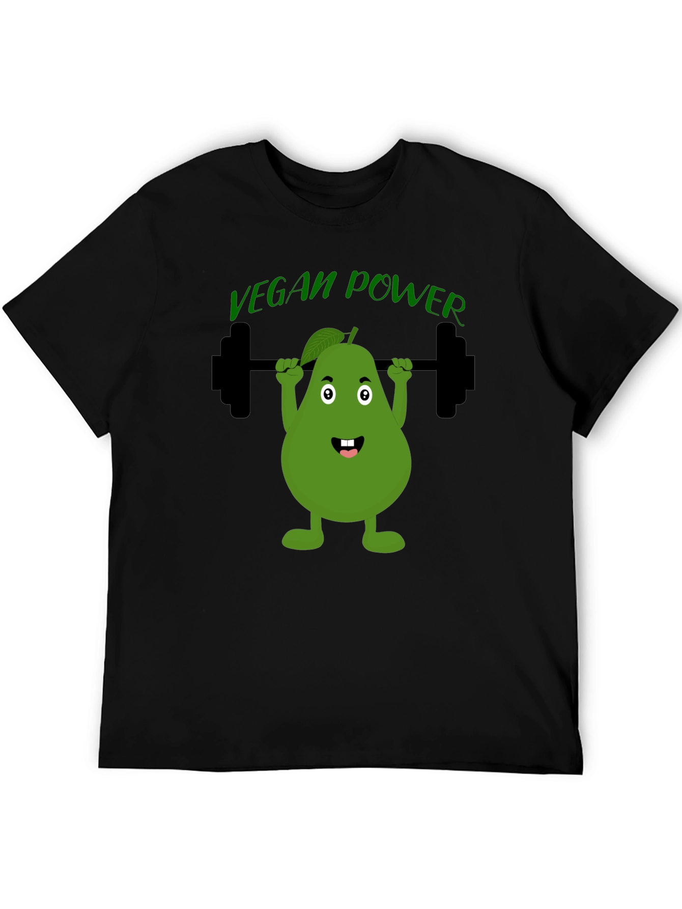 Vegan Power T-Shirt Avocado Gym Tee