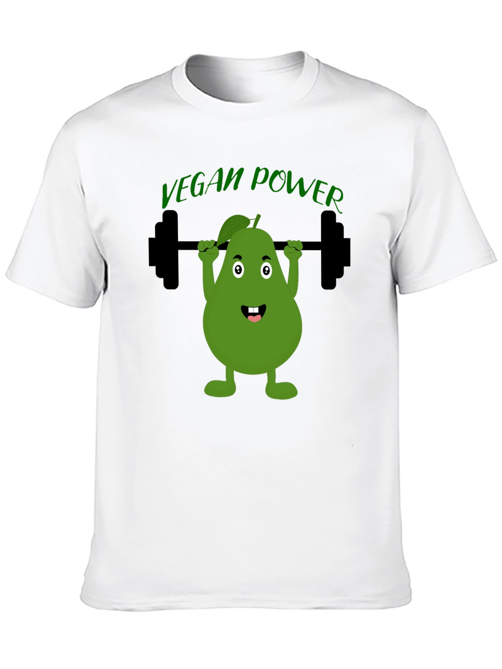 Vegan Power T-Shirt Avocado Gym Tee