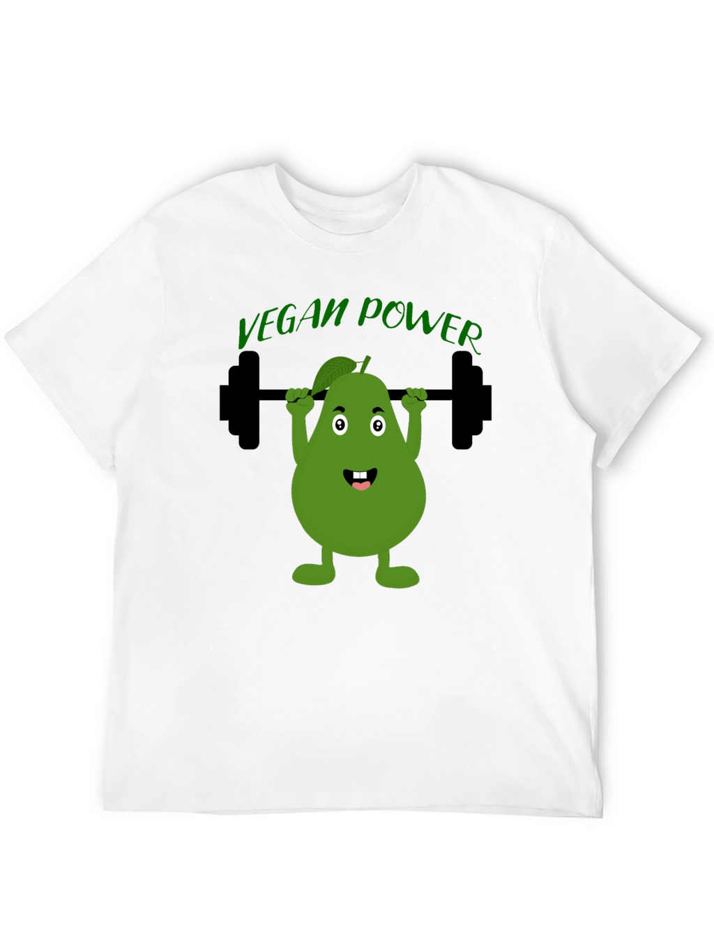 Vegan Power T-Shirt Avocado Gym Tee