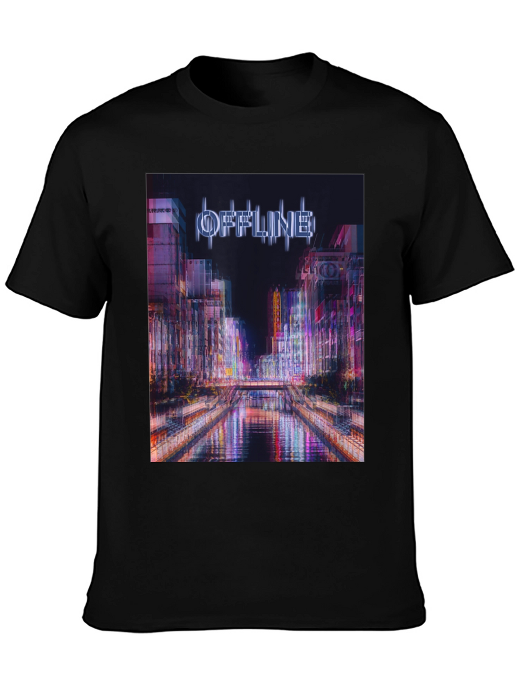 Offline Cityscape Graphic T-Shirt