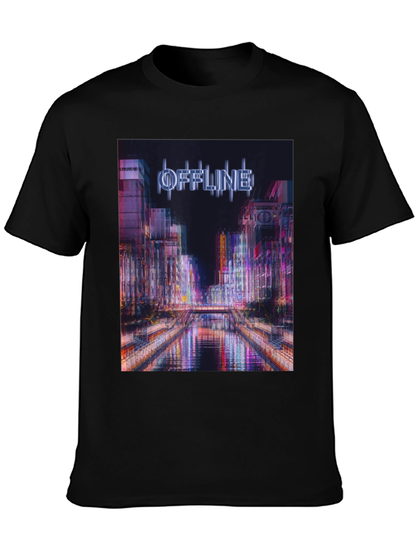 Offline Cityscape Graphic T-Shirt