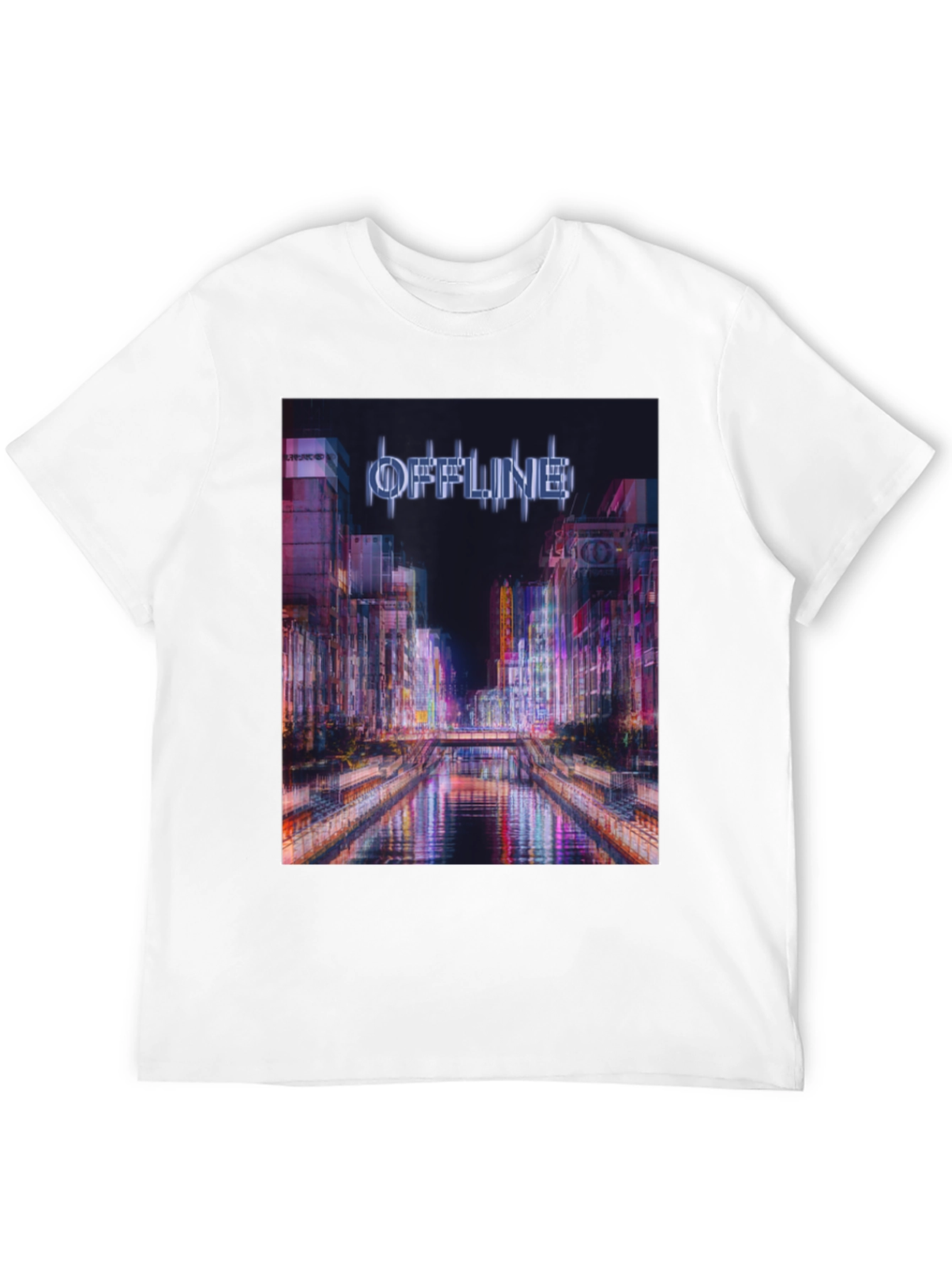 Offline Cityscape Graphic T-Shirt