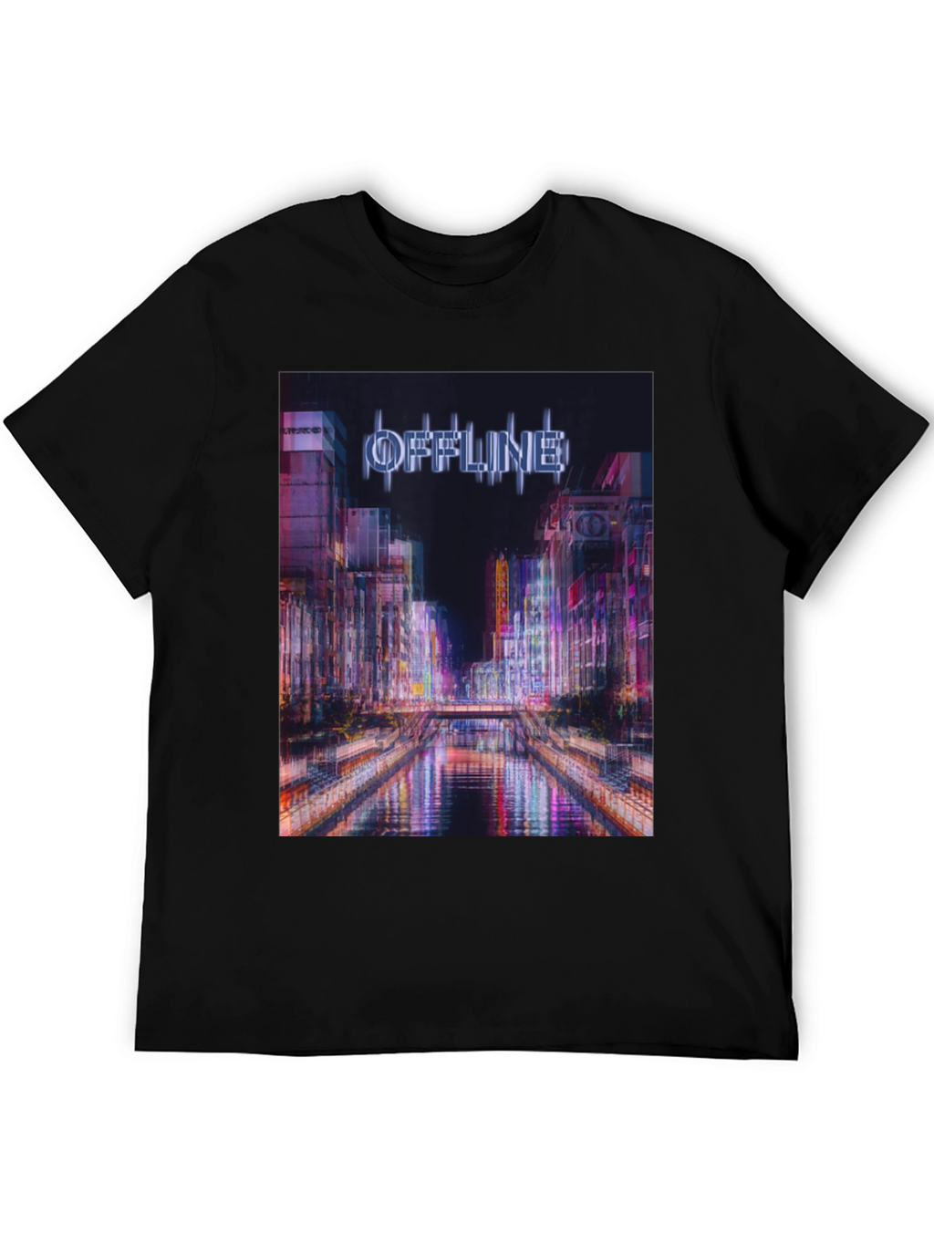 Offline Cityscape Graphic T-Shirt