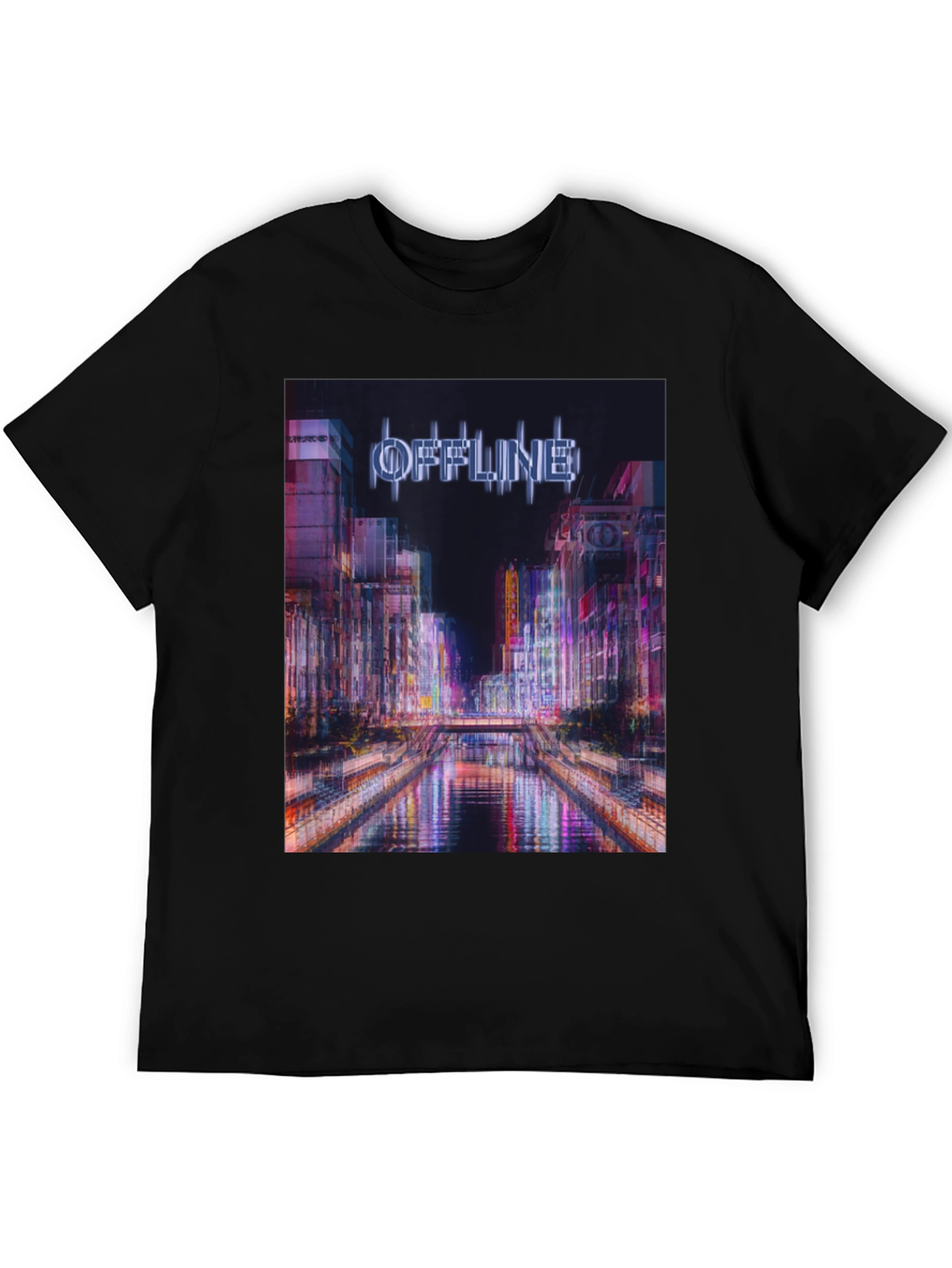 Offline Cityscape Graphic T-Shirt