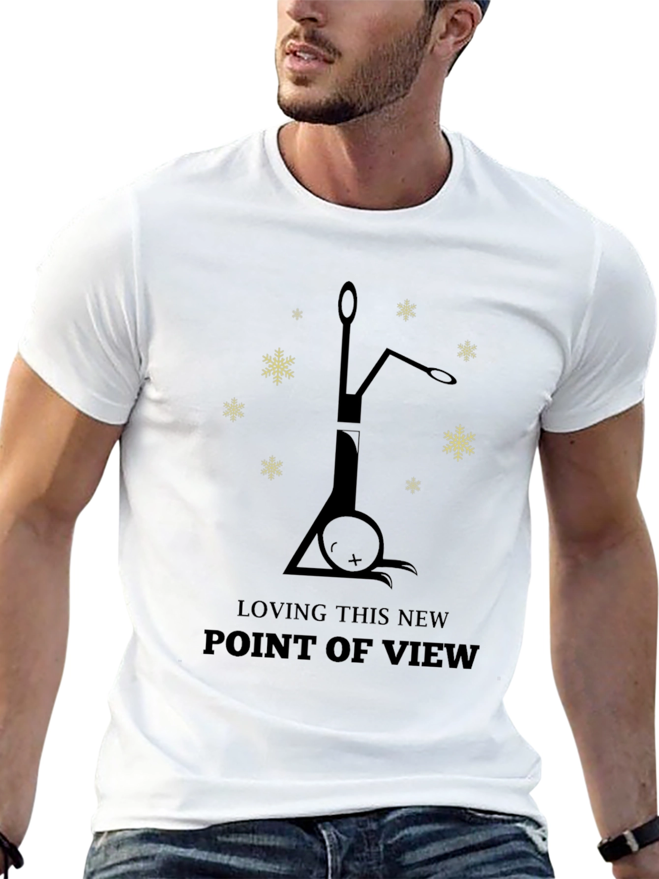 Upside Down Cat T-Shirt - New Point of View