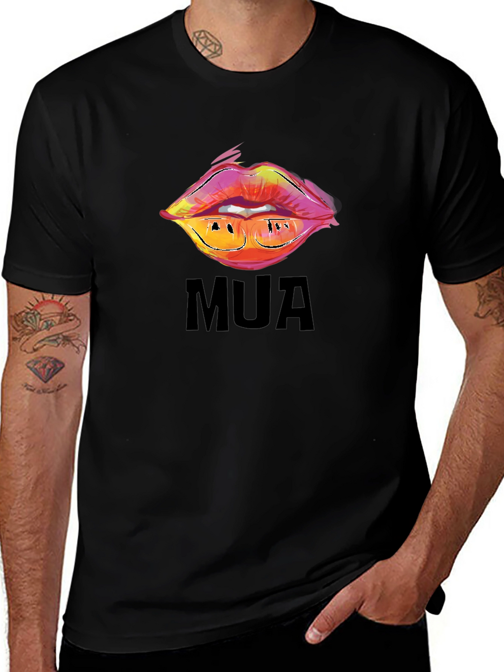 MUA Lips Graphic Tee - Stylish & Trendy