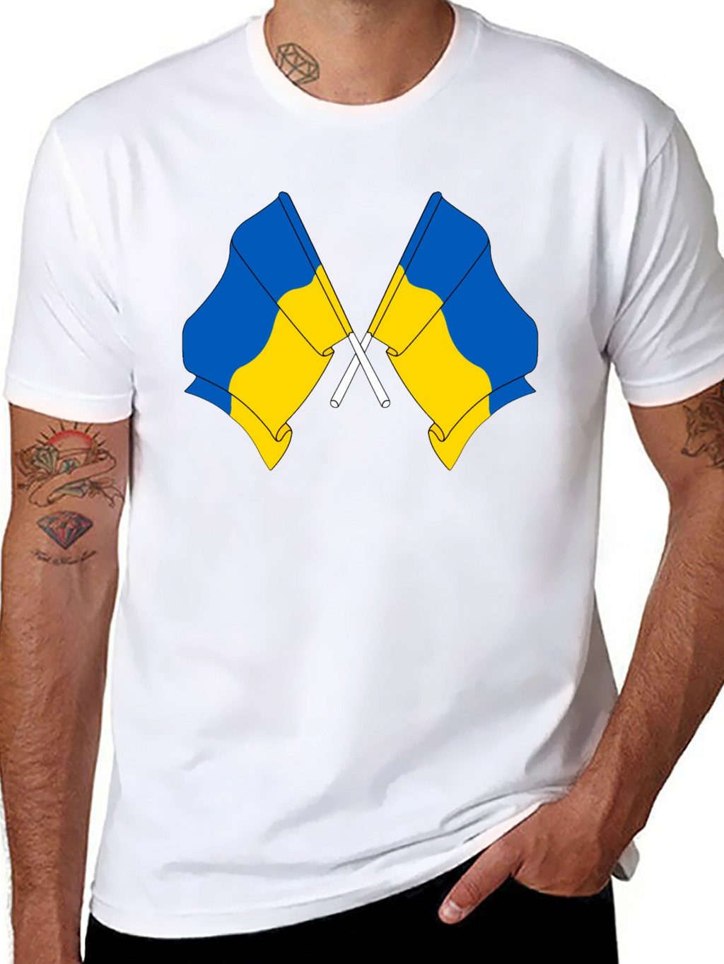 Ukraine Flags T-Shirt