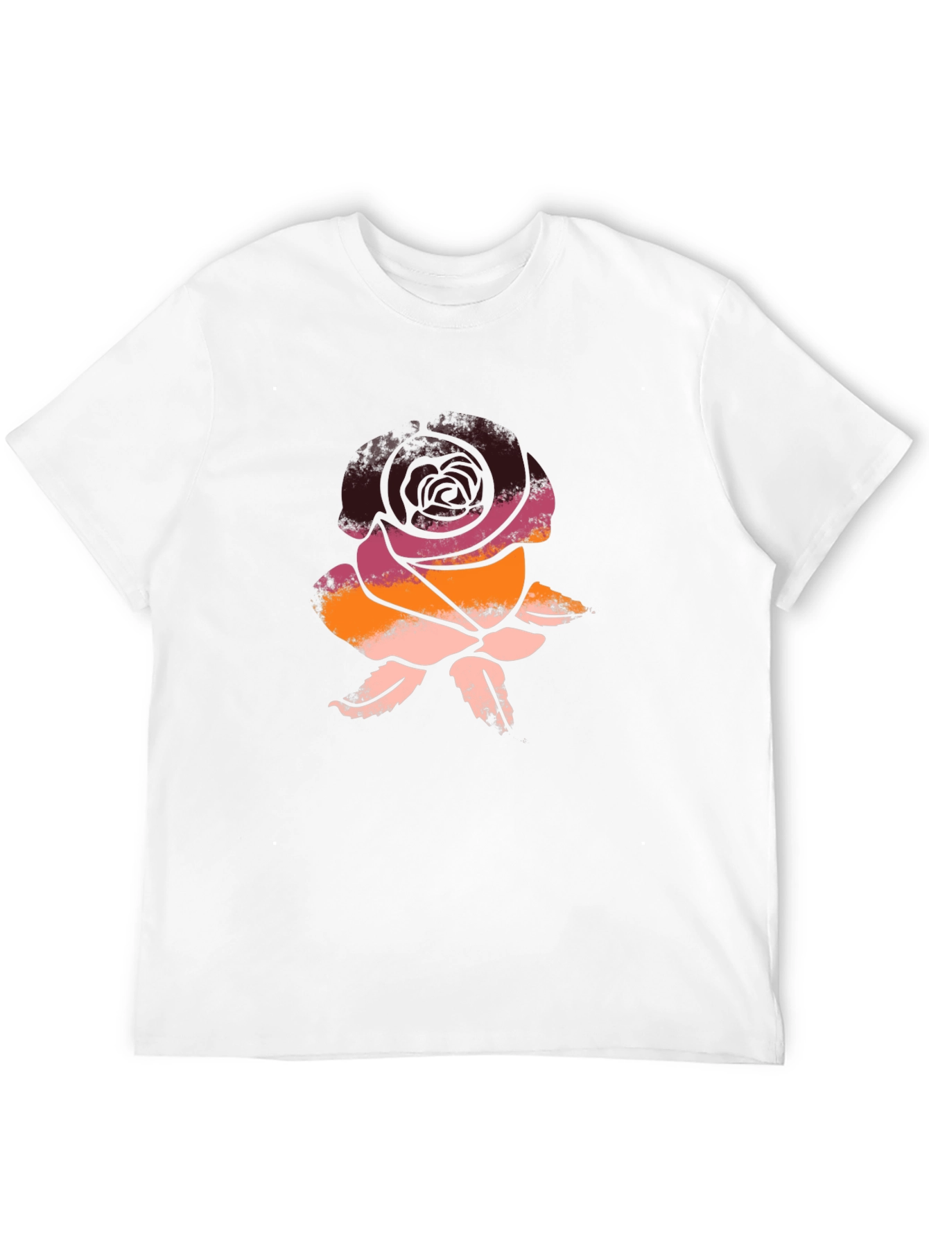 Rose Graphic Tee - Soft Cotton Blend
