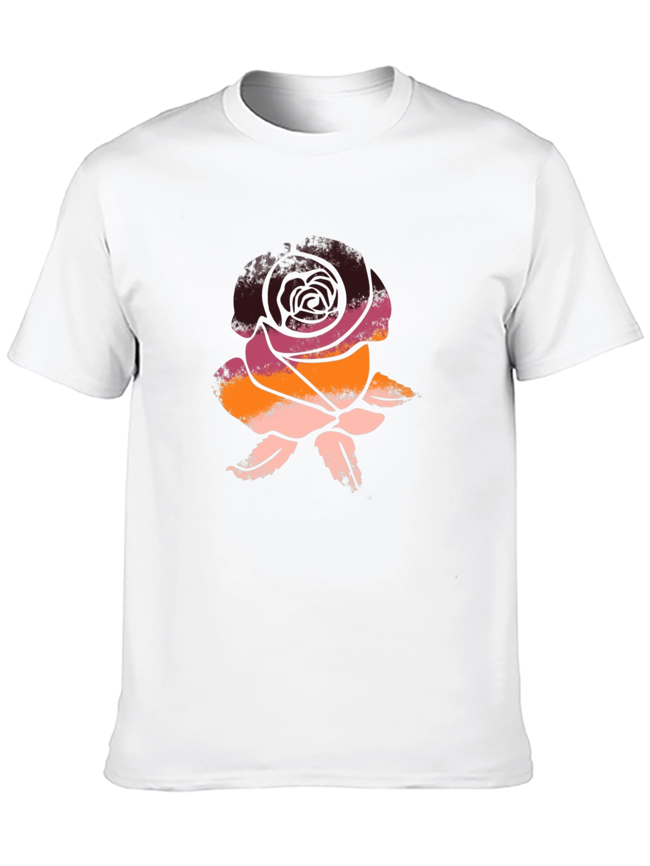 Rose Graphic Tee - Soft Cotton Blend