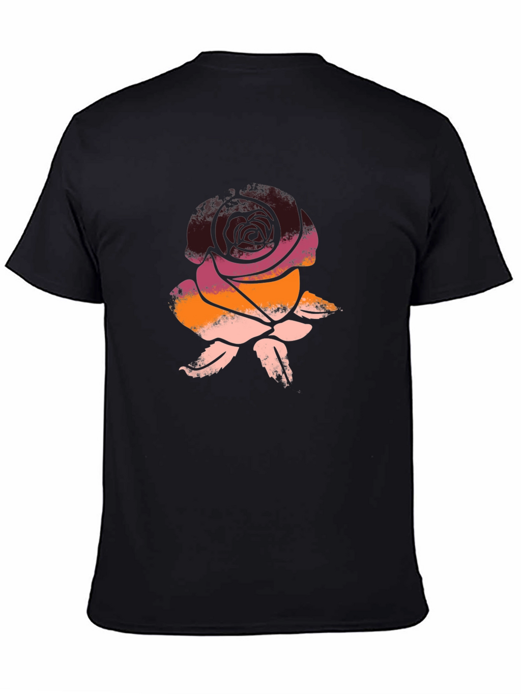Rose Graphic Tee - Soft Cotton Blend
