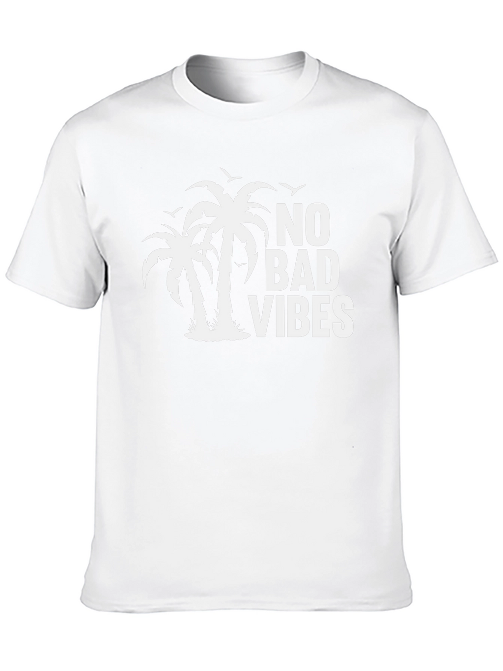 No Bad Vibes Palm Tree Graphic Tee