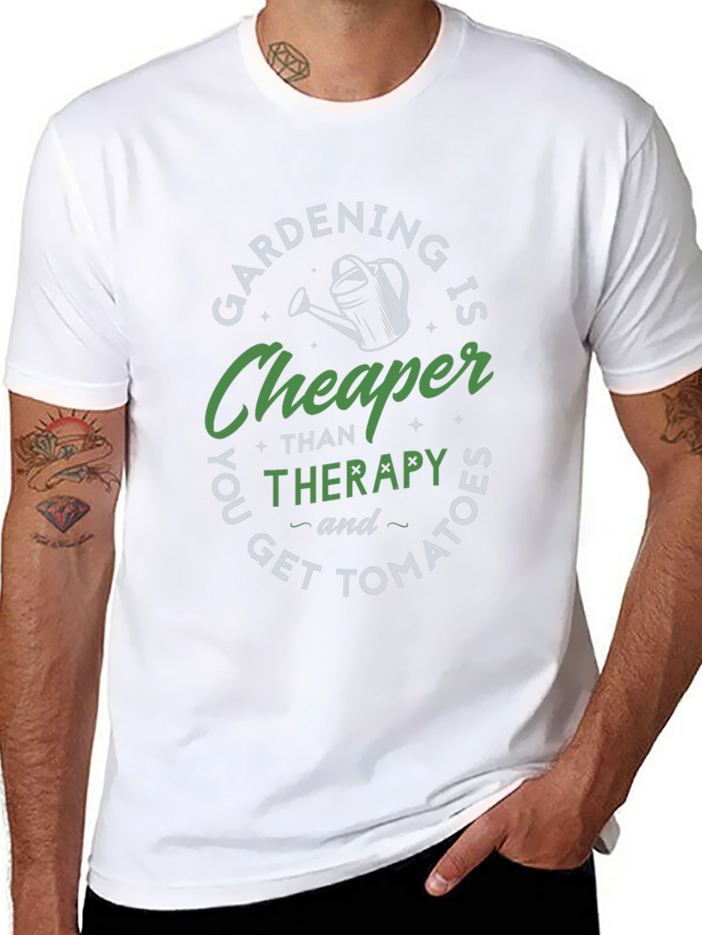 Gardening is Cheaper Therapy T-Shirt