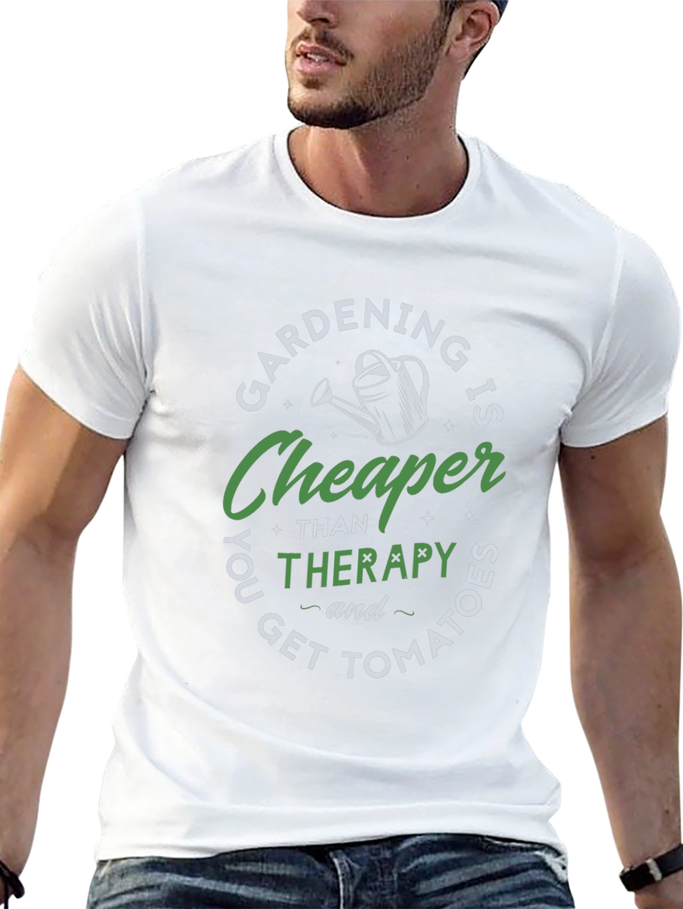 Gardening is Cheaper Therapy T-Shirt