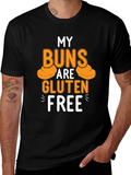 My Buns Are Gluten Free Black T-Shirt