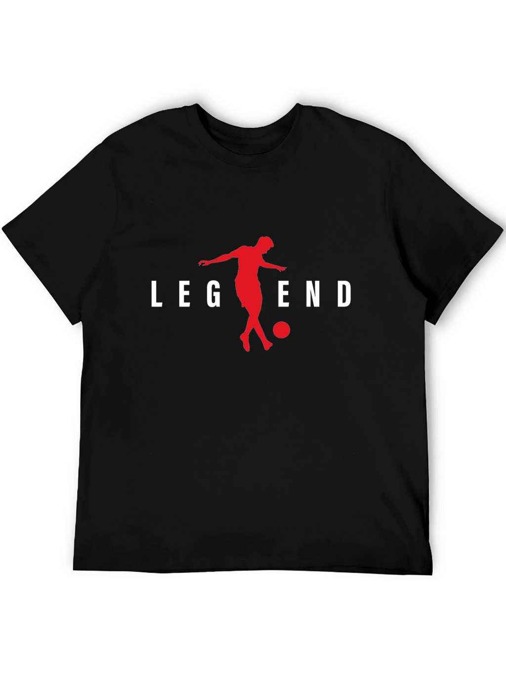 Legend Soccer Graphic T-Shirt - Black