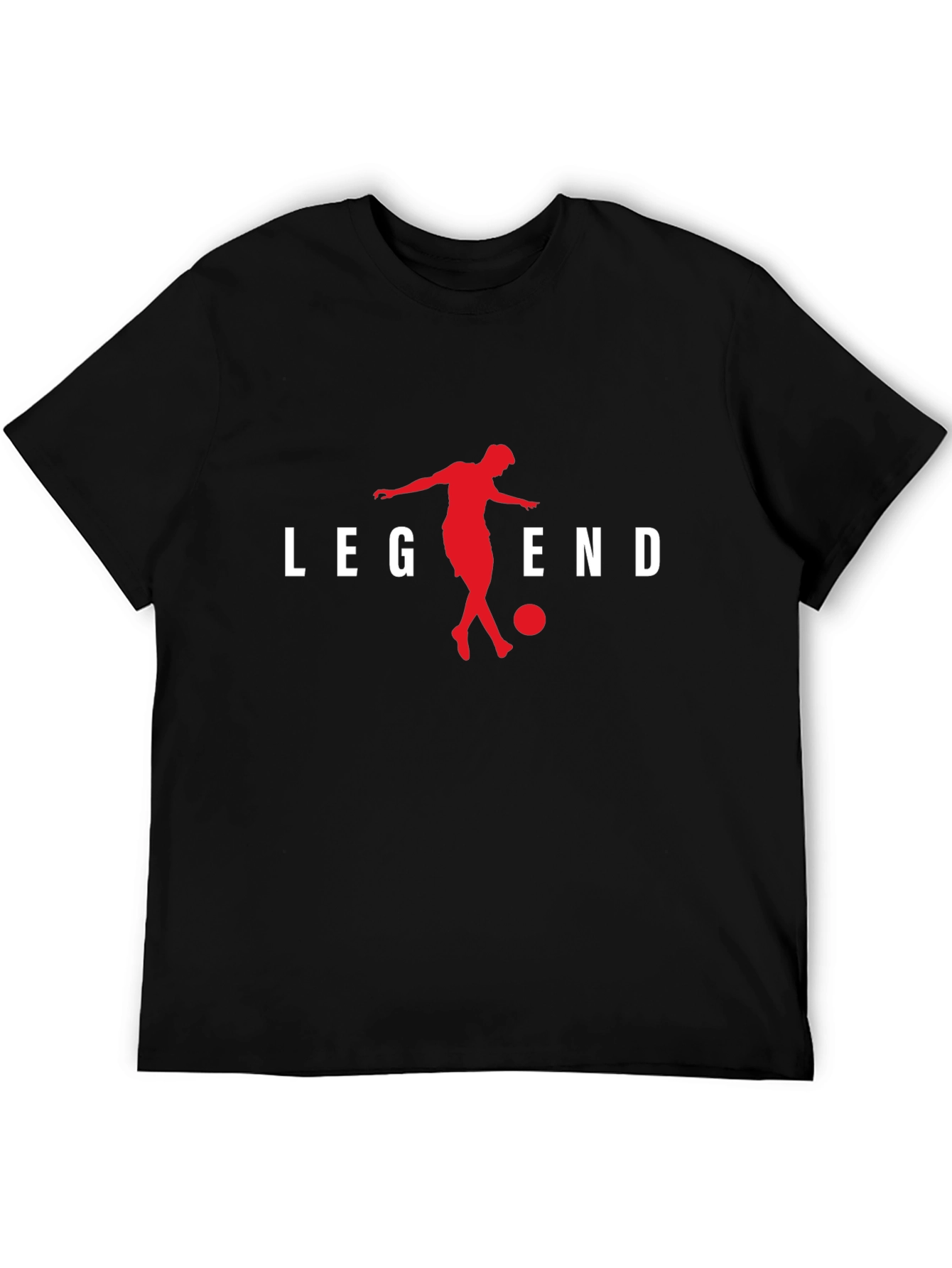 Legend Soccer Graphic T-Shirt - Black