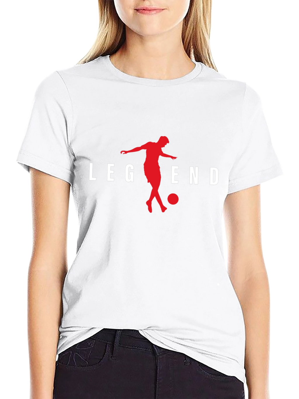 Legend Soccer Graphic T-Shirt - Black