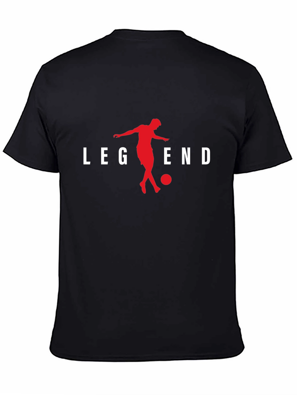 Legend Soccer Graphic T-Shirt - Black