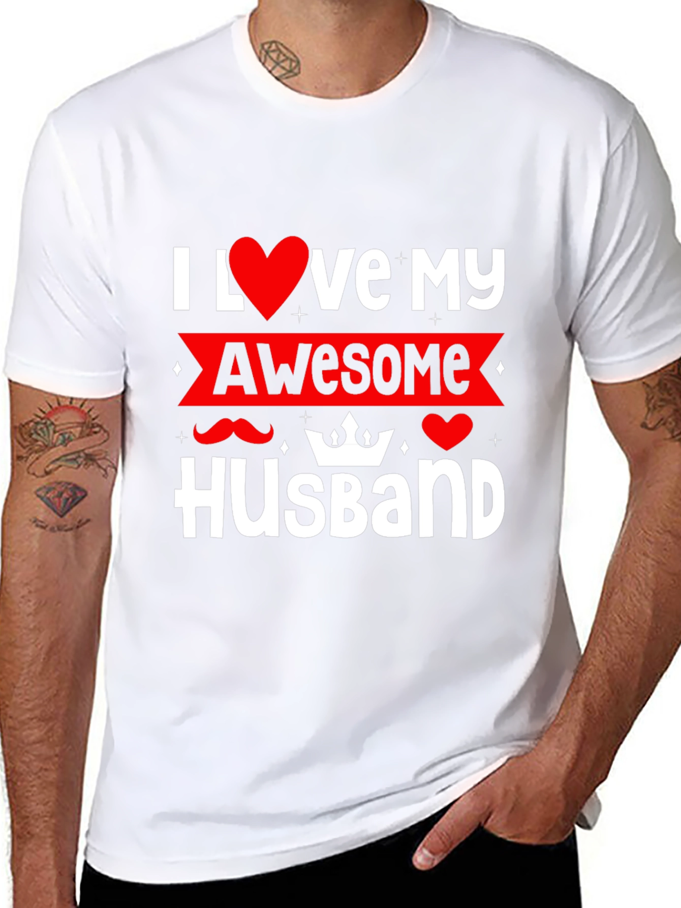 I Love My Awesome Husband T-Shirt